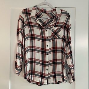 Plaid button up shirt